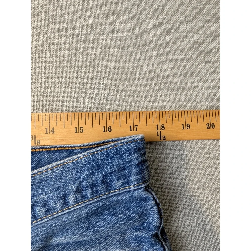 Levis 550 Denim Shorts Mens 36 Blue 100% Cotton Relaxed Fit Jorts - Picture 3 of 14